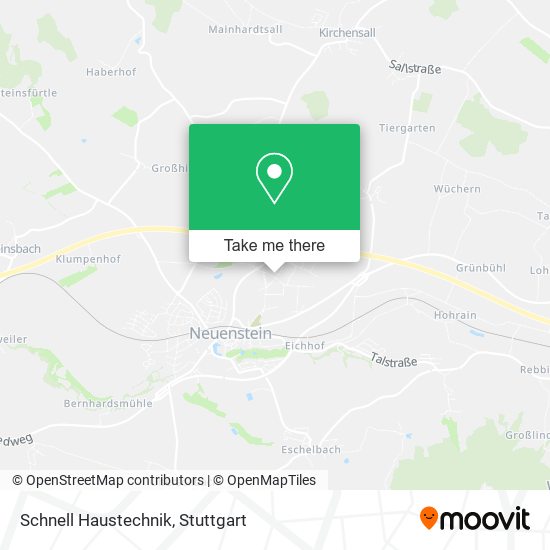 Schnell Haustechnik map