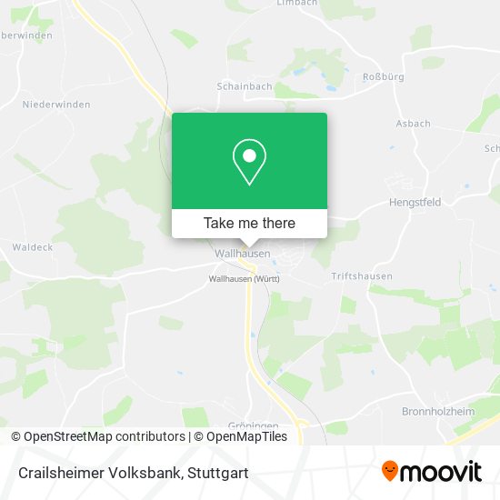 Crailsheimer Volksbank map