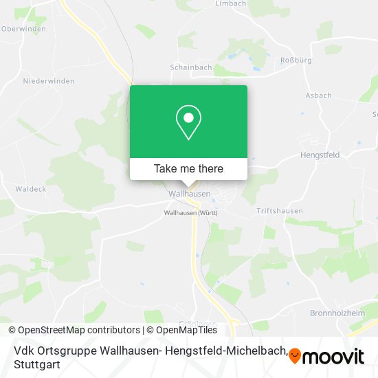 Карта Vdk Ortsgruppe Wallhausen- Hengstfeld-Michelbach