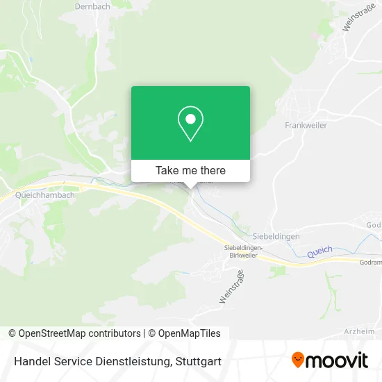 Handel Service Dienstleistung map