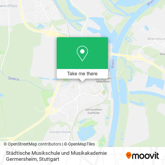 Карта Städtische Musikschule und Musikakademie Germersheim