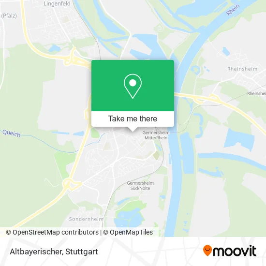 Карта Altbayerischer