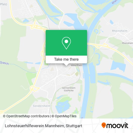 Lohnsteuerhilfeverein Mannheim map