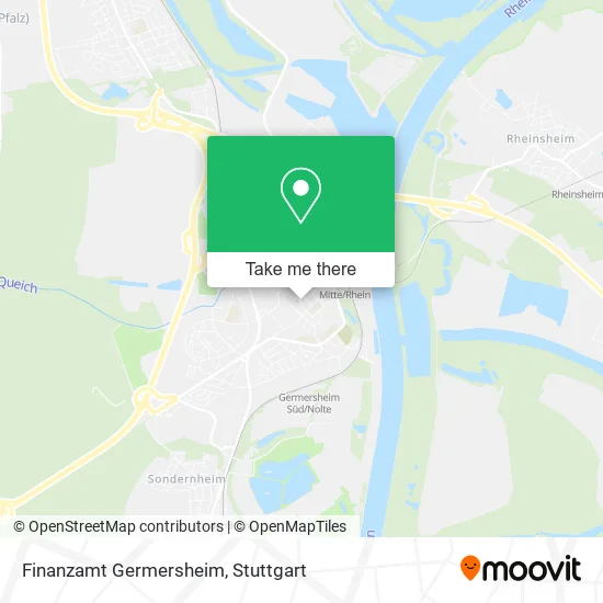 Карта Finanzamt Germersheim