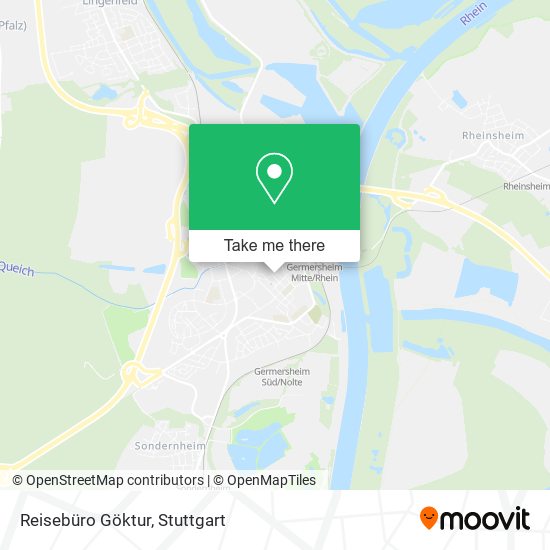 Reisebüro Göktur map