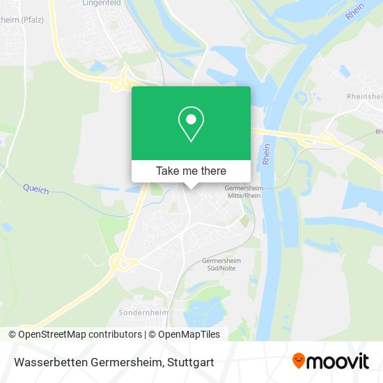 Wasserbetten Germersheim map