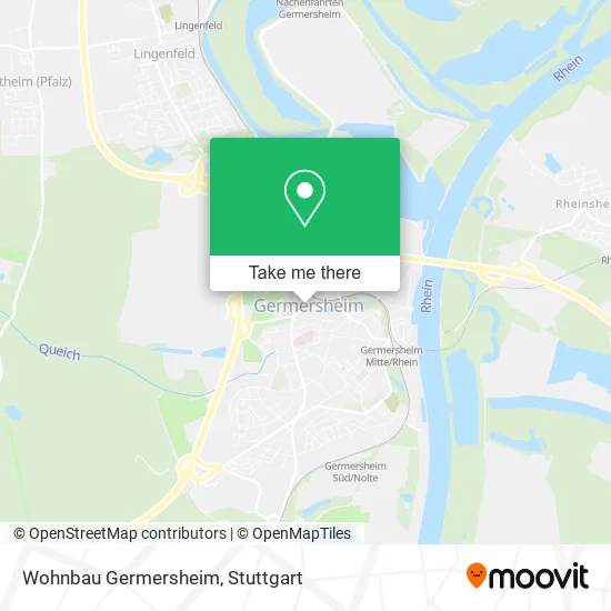 Карта Wohnbau Germersheim