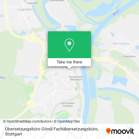 Übersetzungsbüro Gönül Fachübersetzungsbüro map