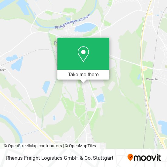 Rhenus Freight Logistics GmbH & Co map