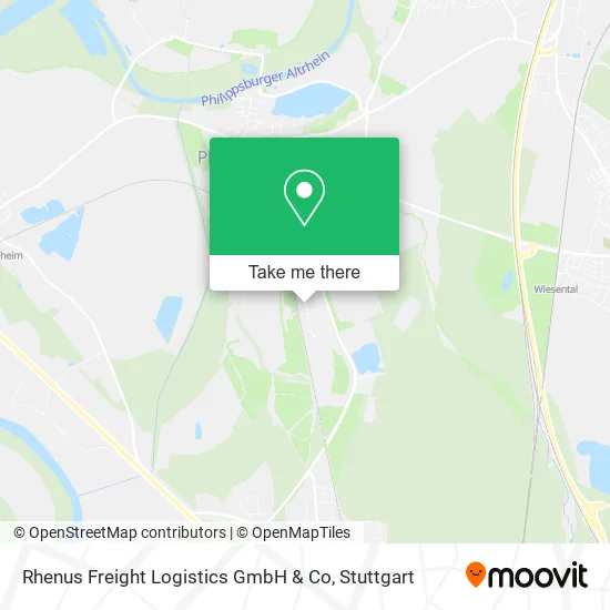 Карта Rhenus Freight Logistics GmbH & Co