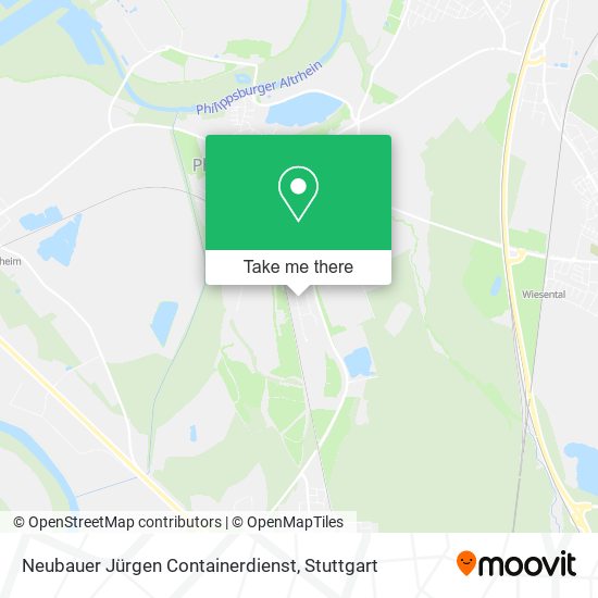 Neubauer Jürgen Containerdienst map