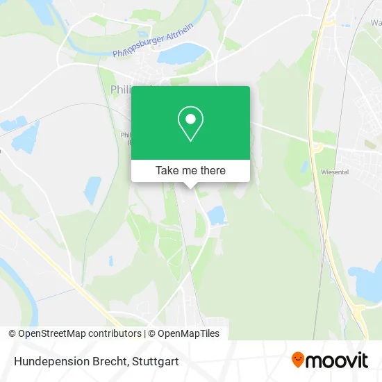 Карта Hundepension Brecht