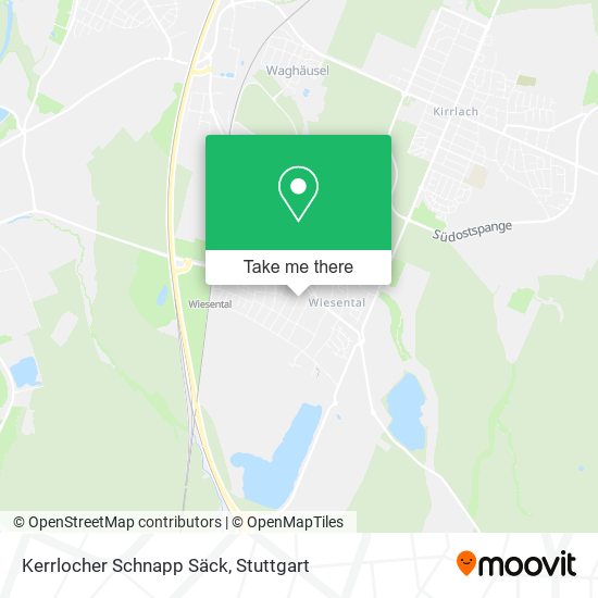Карта Kerrlocher Schnapp Säck