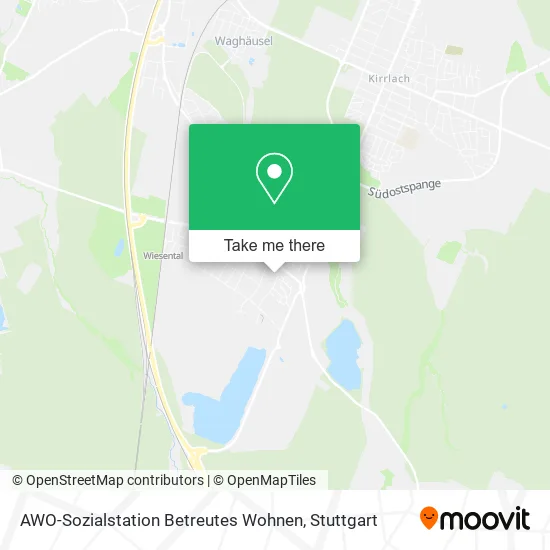 Карта AWO-Sozialstation Betreutes Wohnen