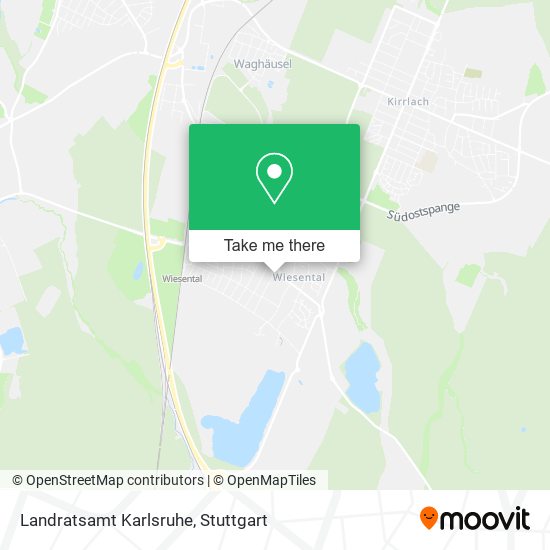 Карта Landratsamt Karlsruhe