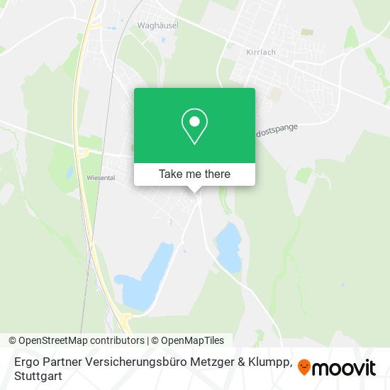 Карта Ergo Partner Versicherungsbüro Metzger & Klumpp