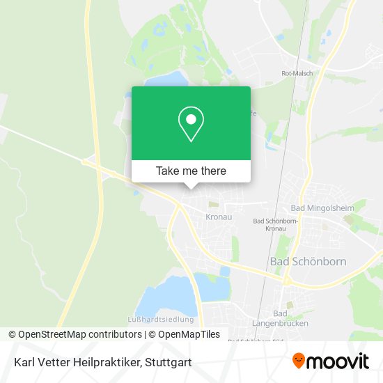 Karl Vetter Heilpraktiker map