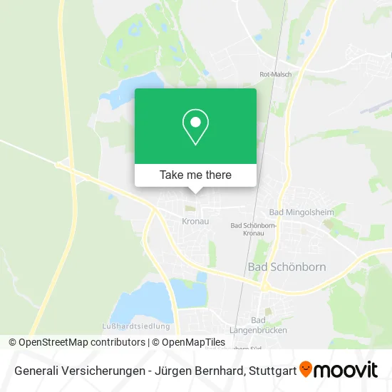 Карта Generali Versicherungen - Jürgen Bernhard