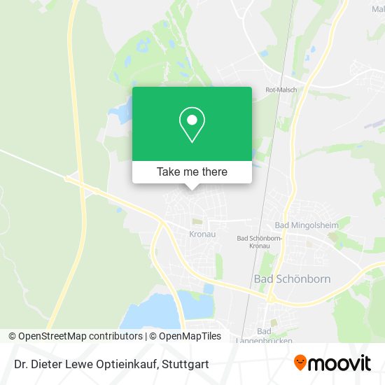 Dr. Dieter Lewe Optieinkauf map