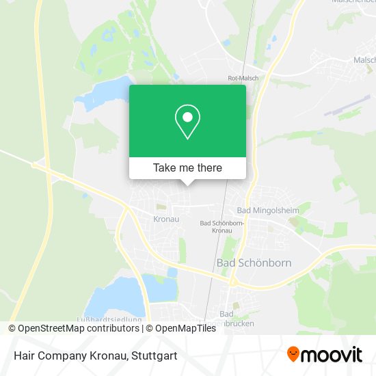 Hair Company Kronau map