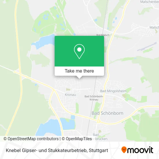 Карта Knebel Gipser- und Stukkateurbetrieb