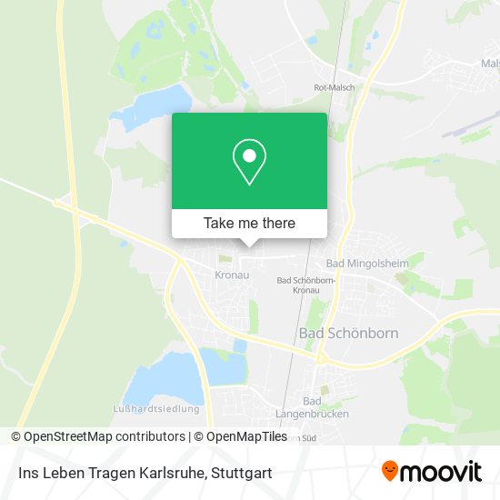 Ins Leben Tragen Karlsruhe map