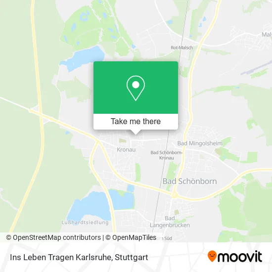Карта Ins Leben Tragen Karlsruhe