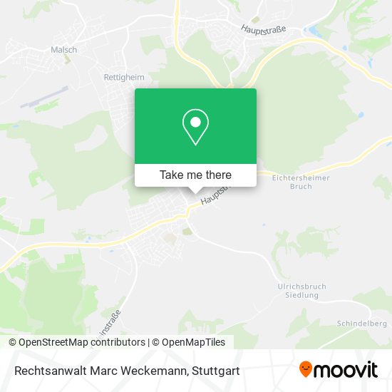 Карта Rechtsanwalt Marc Weckemann