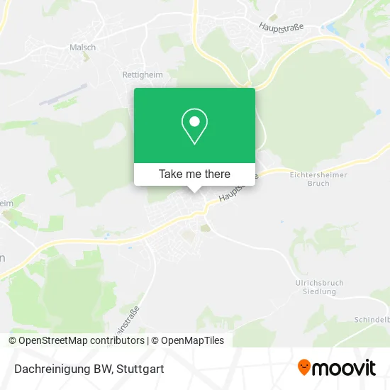 Карта Dachreinigung BW