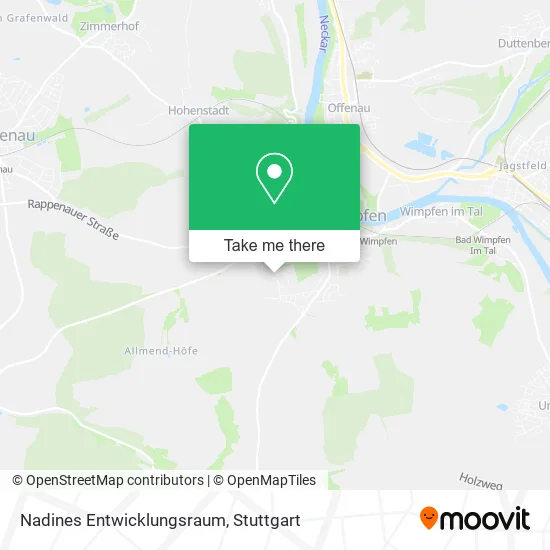 Карта Nadines Entwicklungsraum