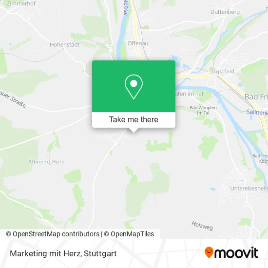 Карта Marketing mit Herz
