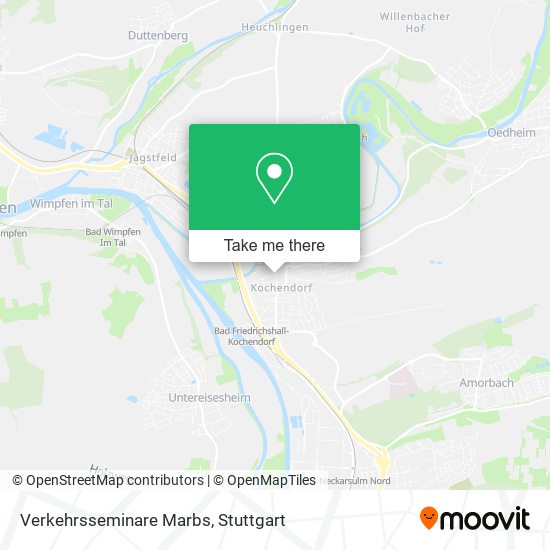 Карта Verkehrsseminare Marbs