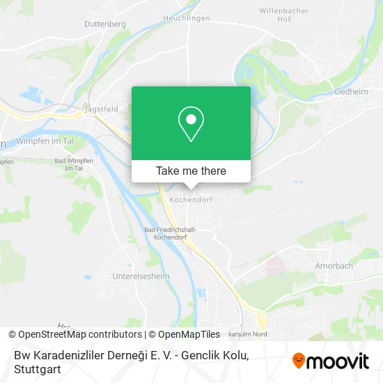Карта Bw Karadenizliler Derneği E. V. - Genclik Kolu