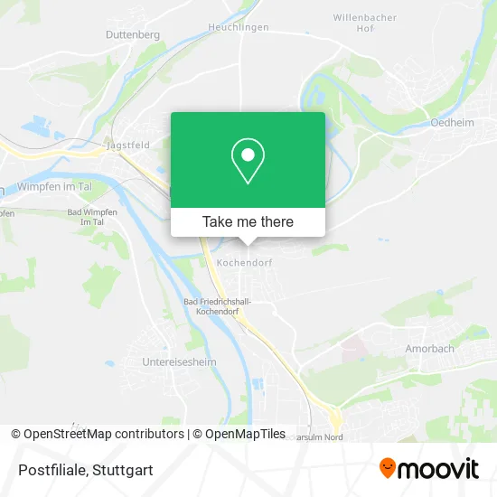 Карта Postfiliale