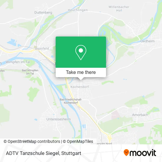 Карта ADTV Tanzschule Siegel