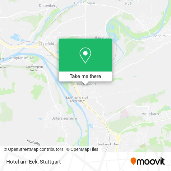 Карта Hotel am Eck