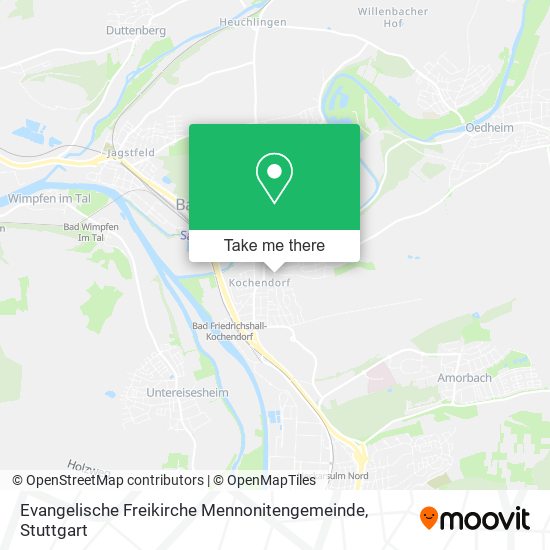 Evangelische Freikirche Mennonitengemeinde map