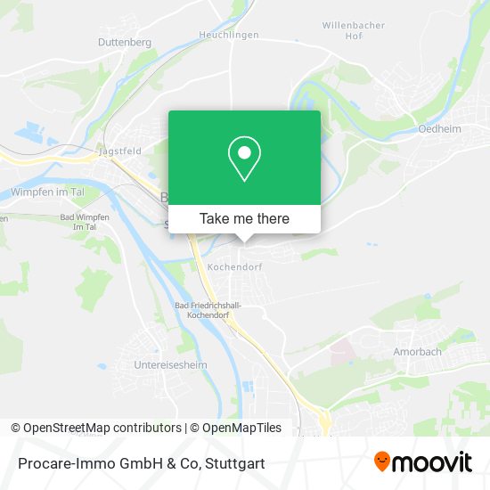 Procare-Immo GmbH & Co map
