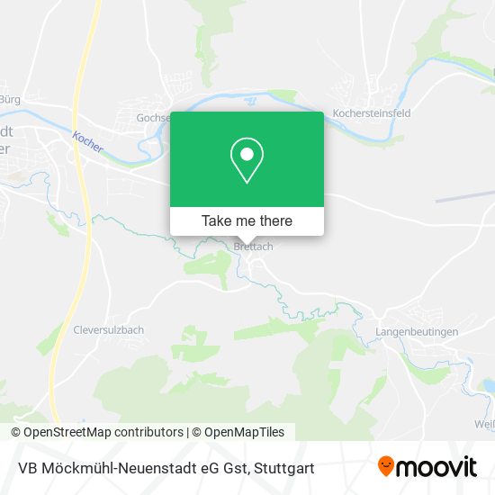 VB Möckmühl-Neuenstadt eG Gst map