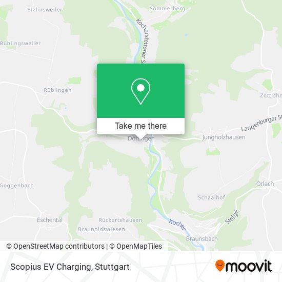 Карта Scopius EV Charging