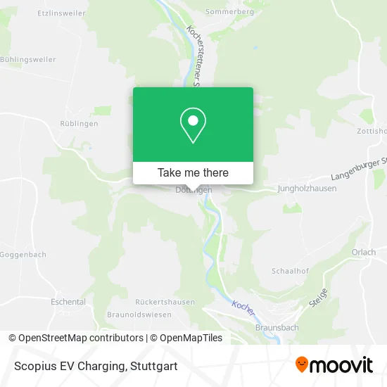 Scopius EV Charging map