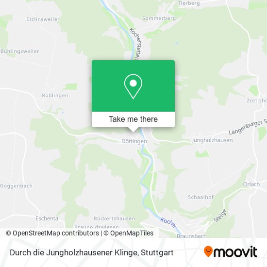 Durch die Jungholzhausener Klinge map