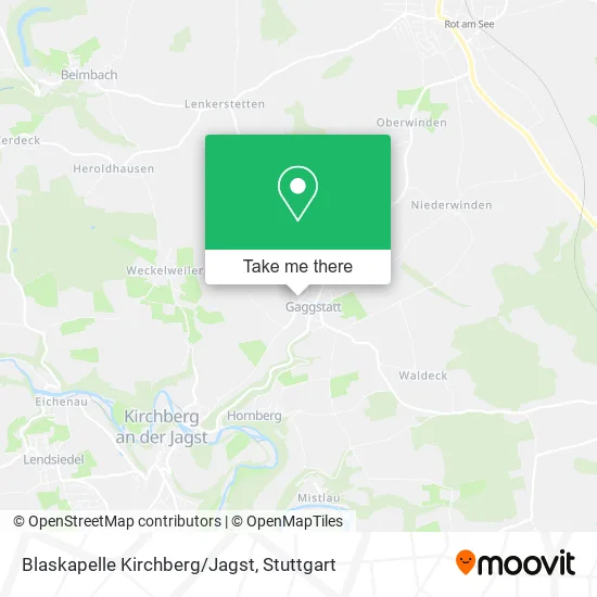 Карта Blaskapelle Kirchberg/Jagst