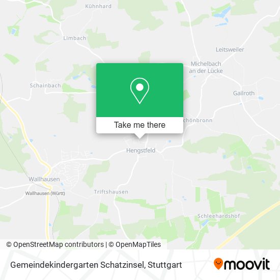 Gemeindekindergarten Schatzinsel map