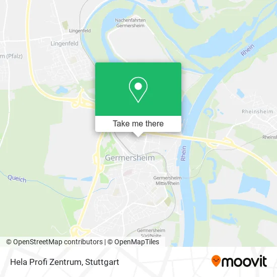 Карта Hela Profi Zentrum