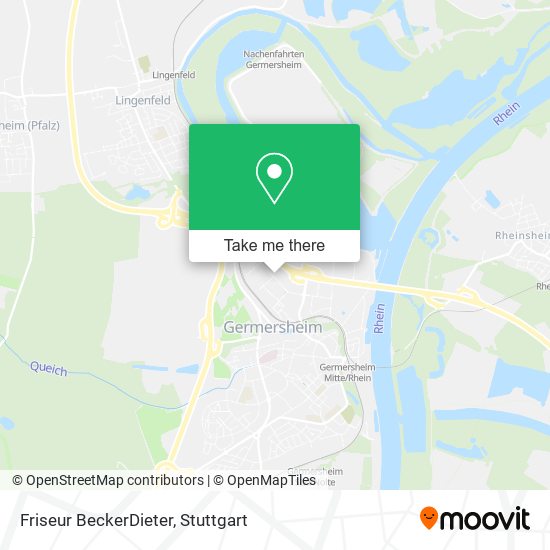 Friseur BeckerDieter map