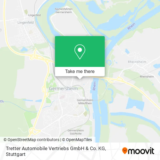 Карта Tretter Automobile Vertriebs GmbH & Co. KG