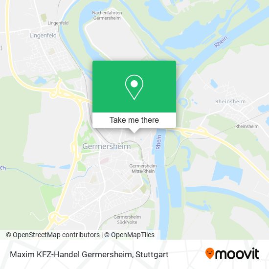 Maxim KFZ-Handel Germersheim map