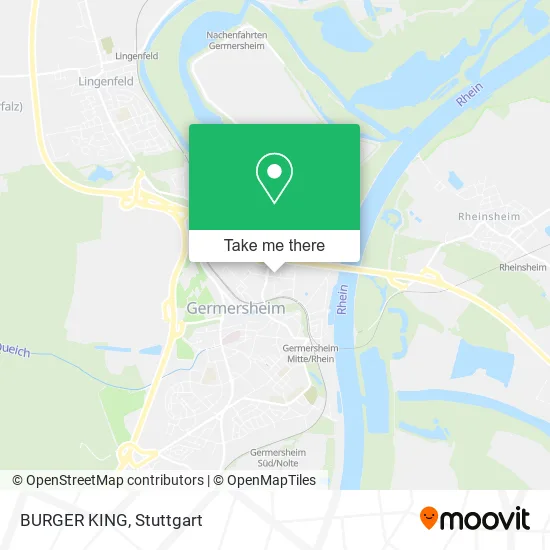 Карта BURGER KING