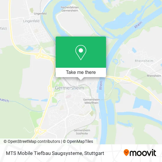 Карта MTS Mobile Tiefbau Saugsysteme